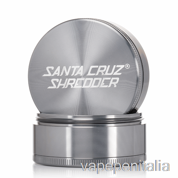 Vape Italia Santa Cruz Shredder 2,75 Pollici Grande Smerigliatrice Da 4 Pezzi Grigio (70 Mm)